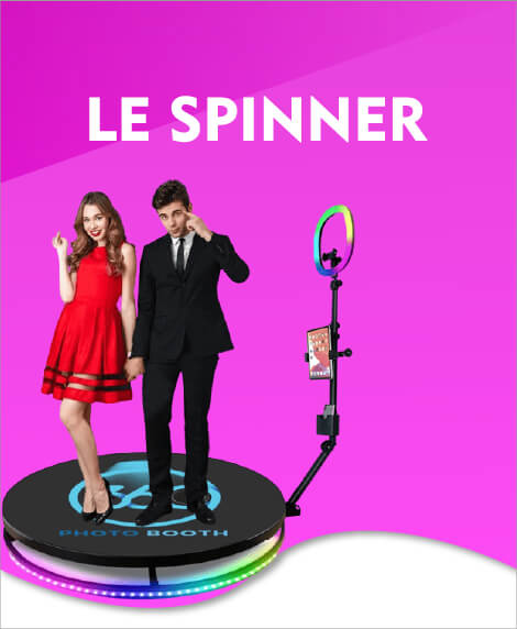 location photobooth le spinner